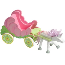 Wooden Fairytale Furniture & Accessories | 38-Piece Hand-Painted Playset