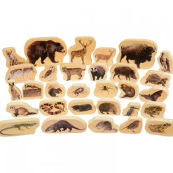 Wooden Forest Animals