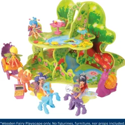 Wooden Small World Forest 3D Playscape – A Whimsical Setting for Preschool Storytelling and Exploration