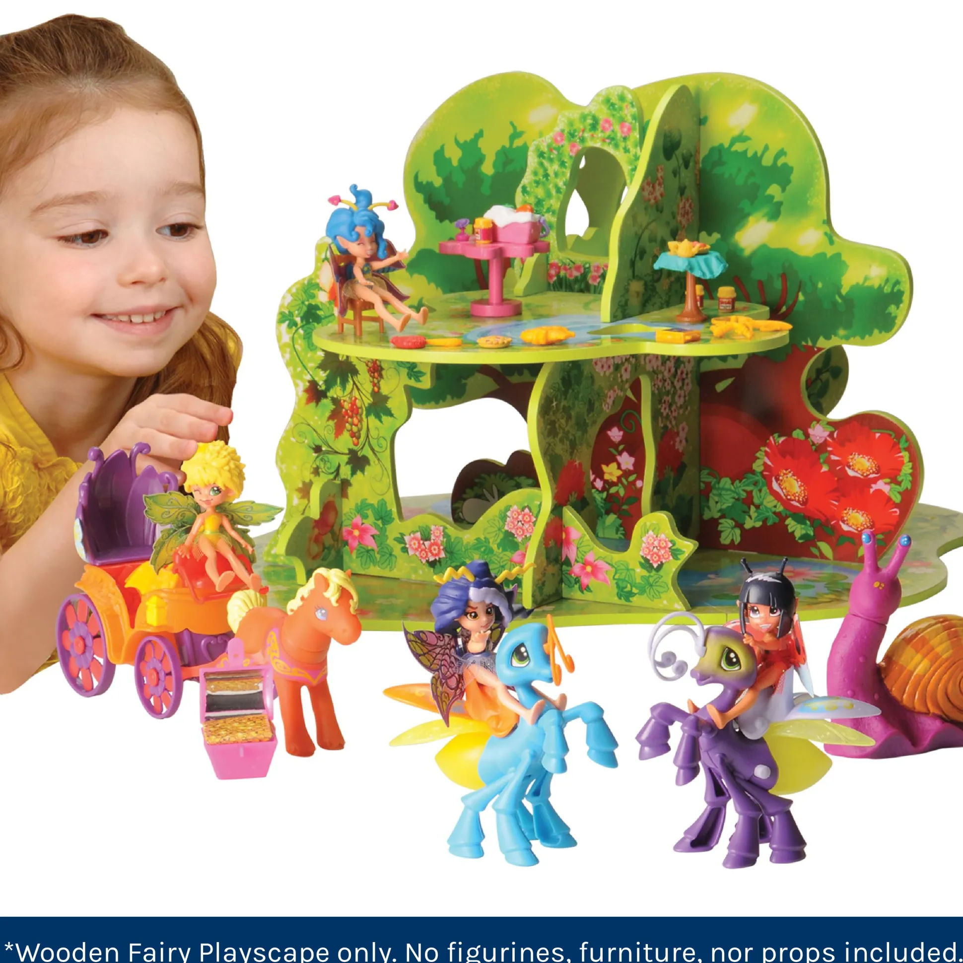 Wooden Small World Forest 3D Playscape – A Whimsical Setting for Preschool Storytelling and Exploration