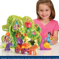 Wooden Small World Forest 3D Playscape – A Whimsical Setting for Preschool Storytelling and Exploration