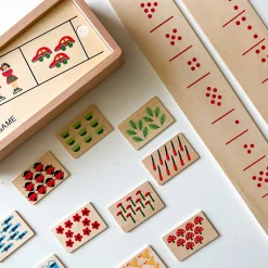 Wooden Sorting Box Combo for Color & Counting | 73-Piece Math and Color Recognition Set
