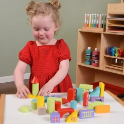 Wooden Tabletop Blocks - Set of 100