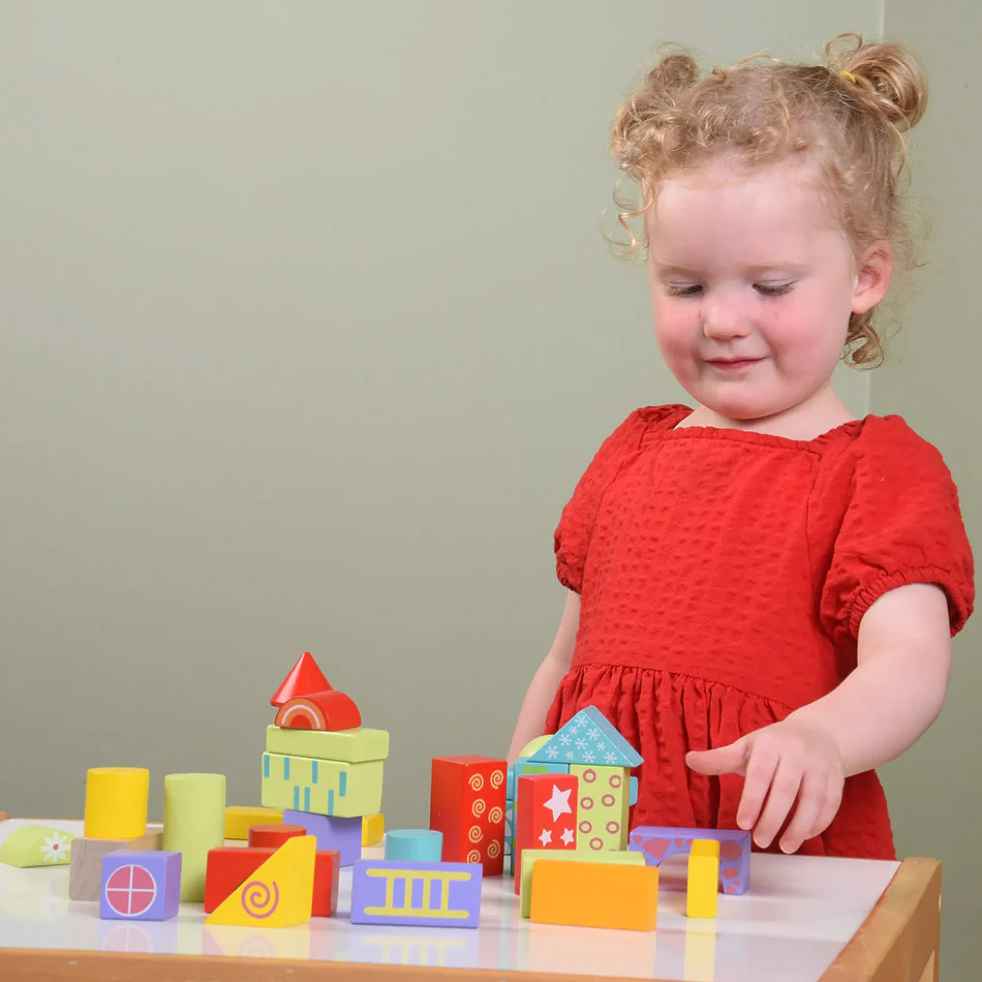 Wooden Tabletop Blocks - Set of 100