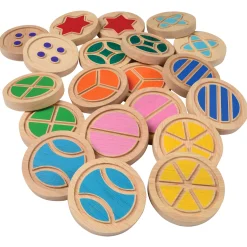Wooden Tactile Discs