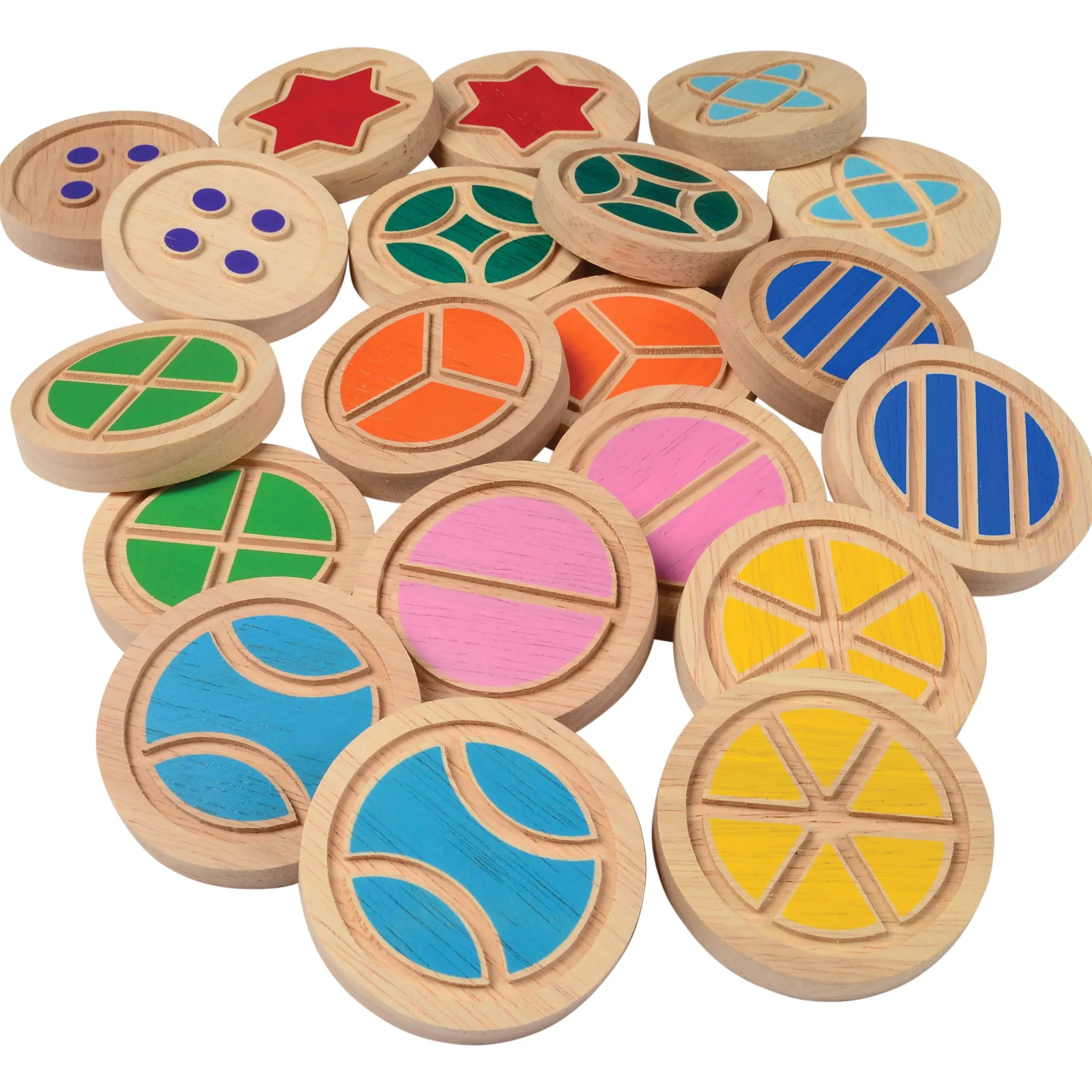 Wooden Tactile Discs
