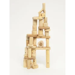 Wooden Tree Blocks | 36-Piece Set | Eco-Friendly Building Blocks