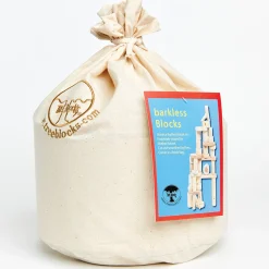 Wooden Tree Blocks | 36-Piece Set | Eco-Friendly Building Blocks