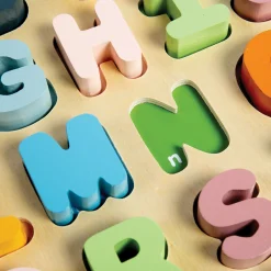 Wooden Uppercase & Lowercase Alphabet Puzzle Set | FSC®-Certified ABC Toddler Learning Toy