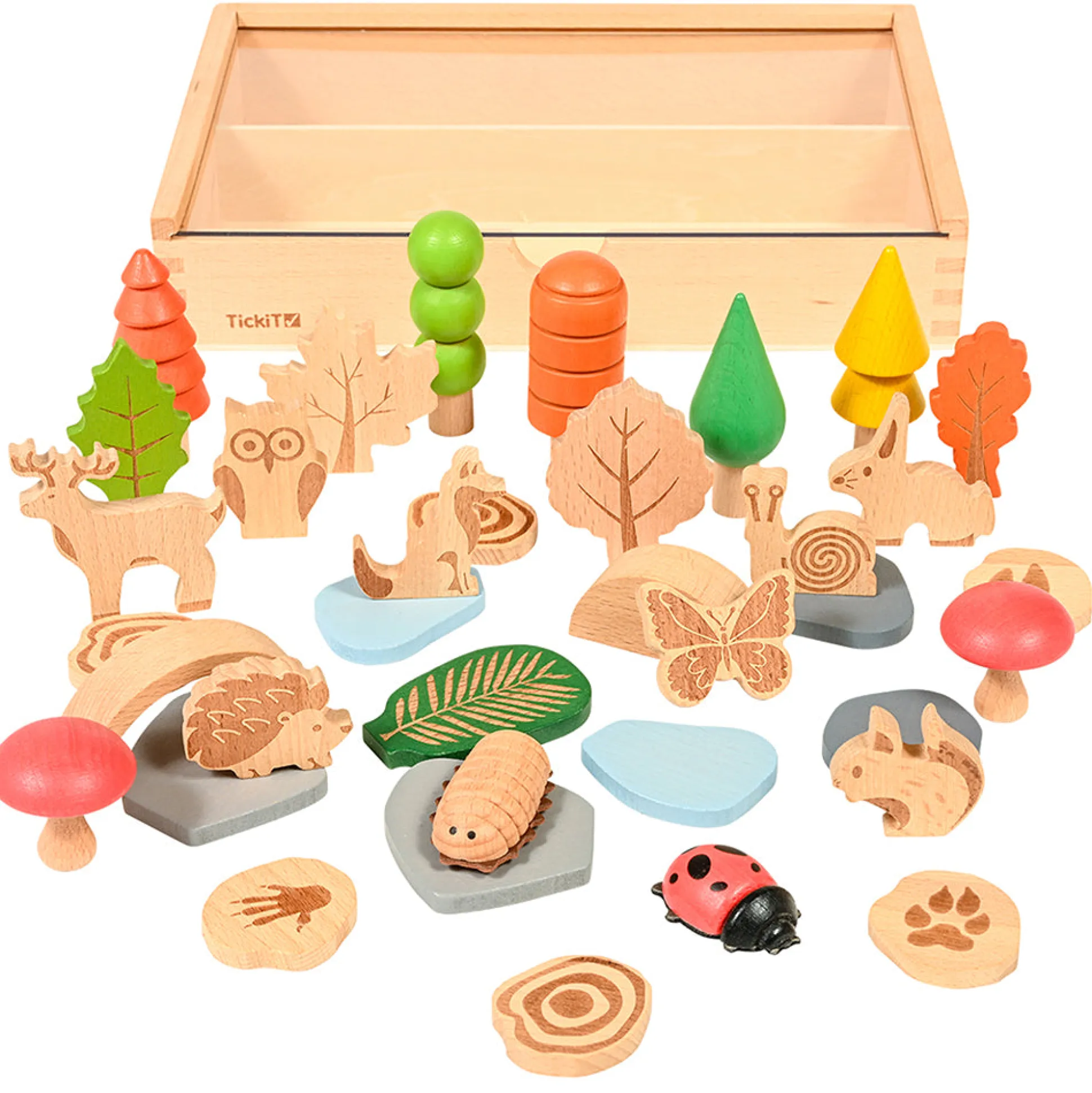 Woodland Trail Discovery Set | 37-Piece Beechwood Nature Playset