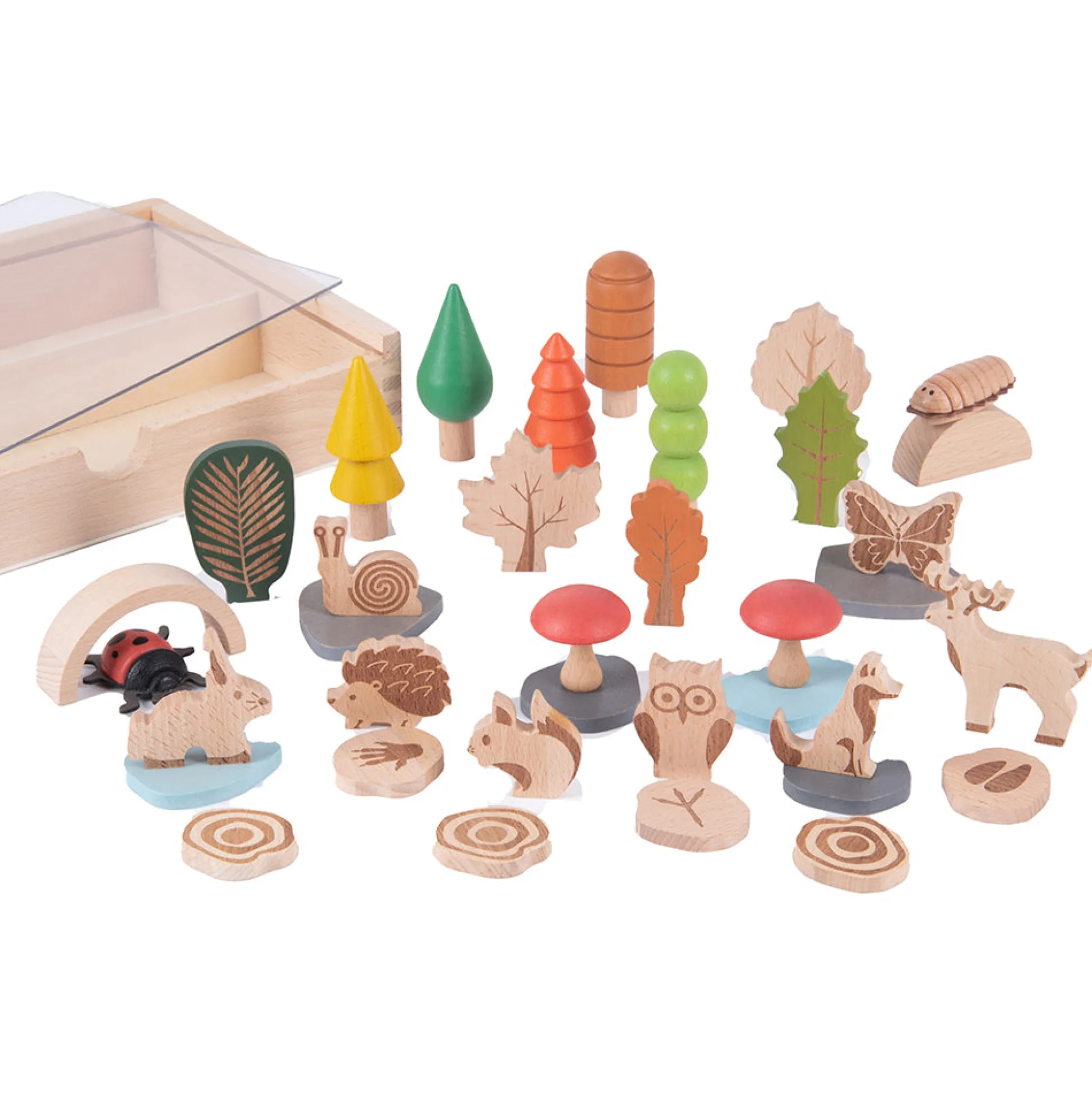 Woodland Trail Discovery Set | 37-Piece Beechwood Nature Playset