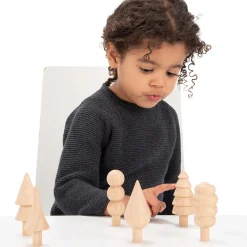 Woodland Trees Wooden Blocks