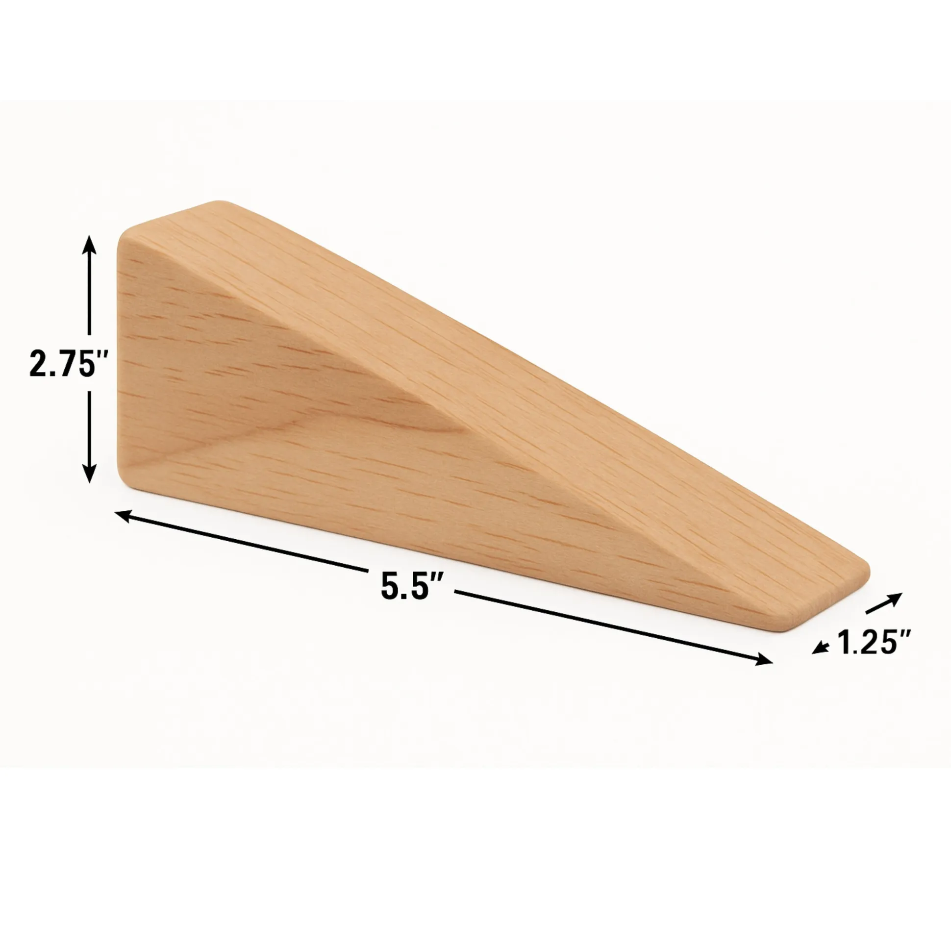 Wood Unit Blocks: Ramp Block