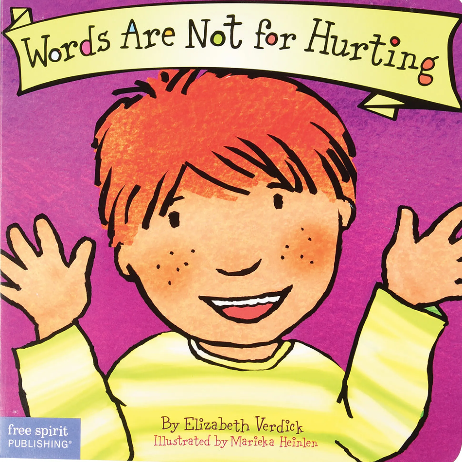 Words Are Not For Hurting Board Book | Toddler Social-Emotional Learning Tool