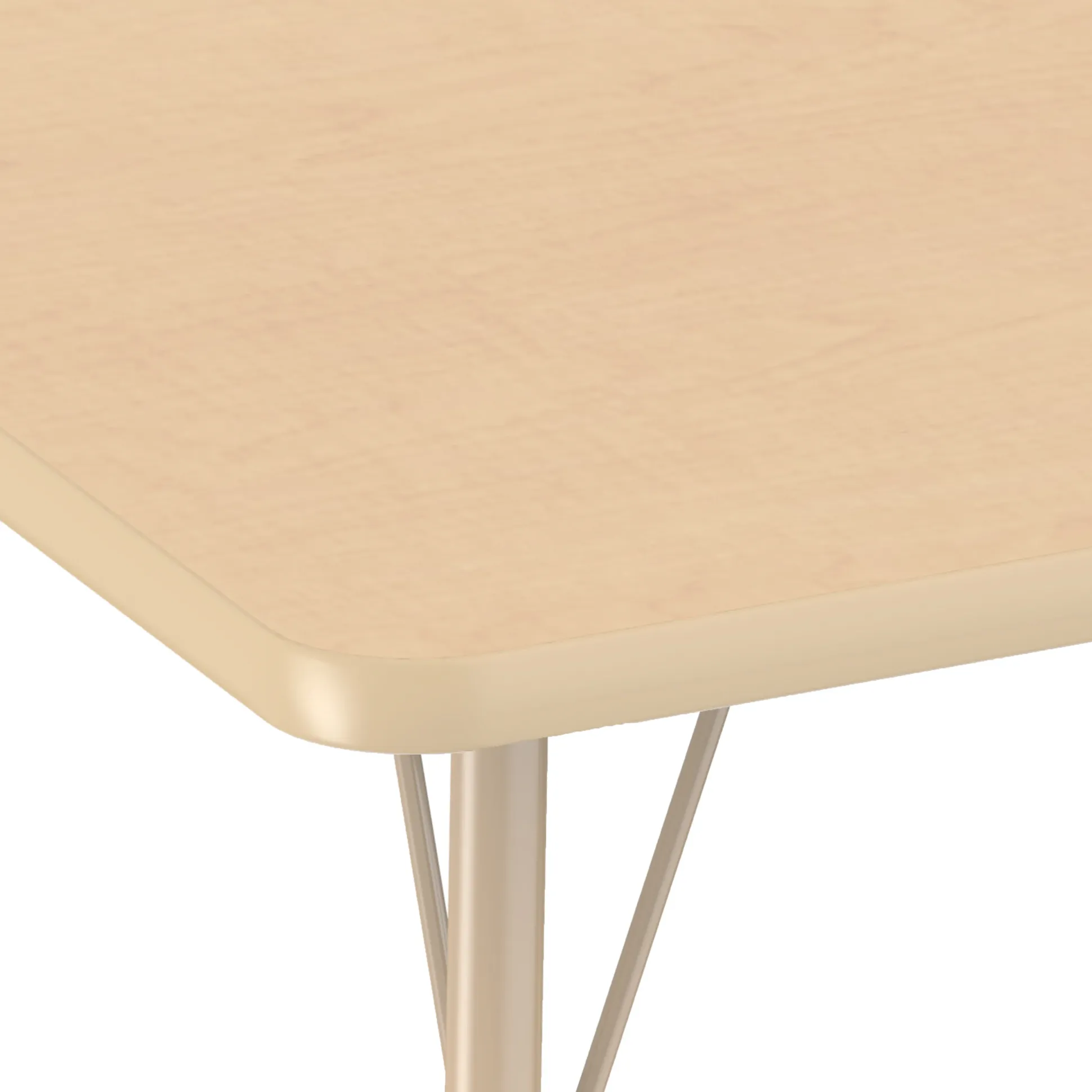 30" x 60" Maple Adjustable Activity Table | Durable Classroom Table with Standard Chrome Legs