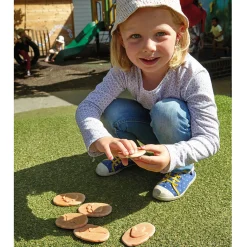 Yellow Door® Let's Investigate Dinosaur Footprints Double-Sided Animal Stones