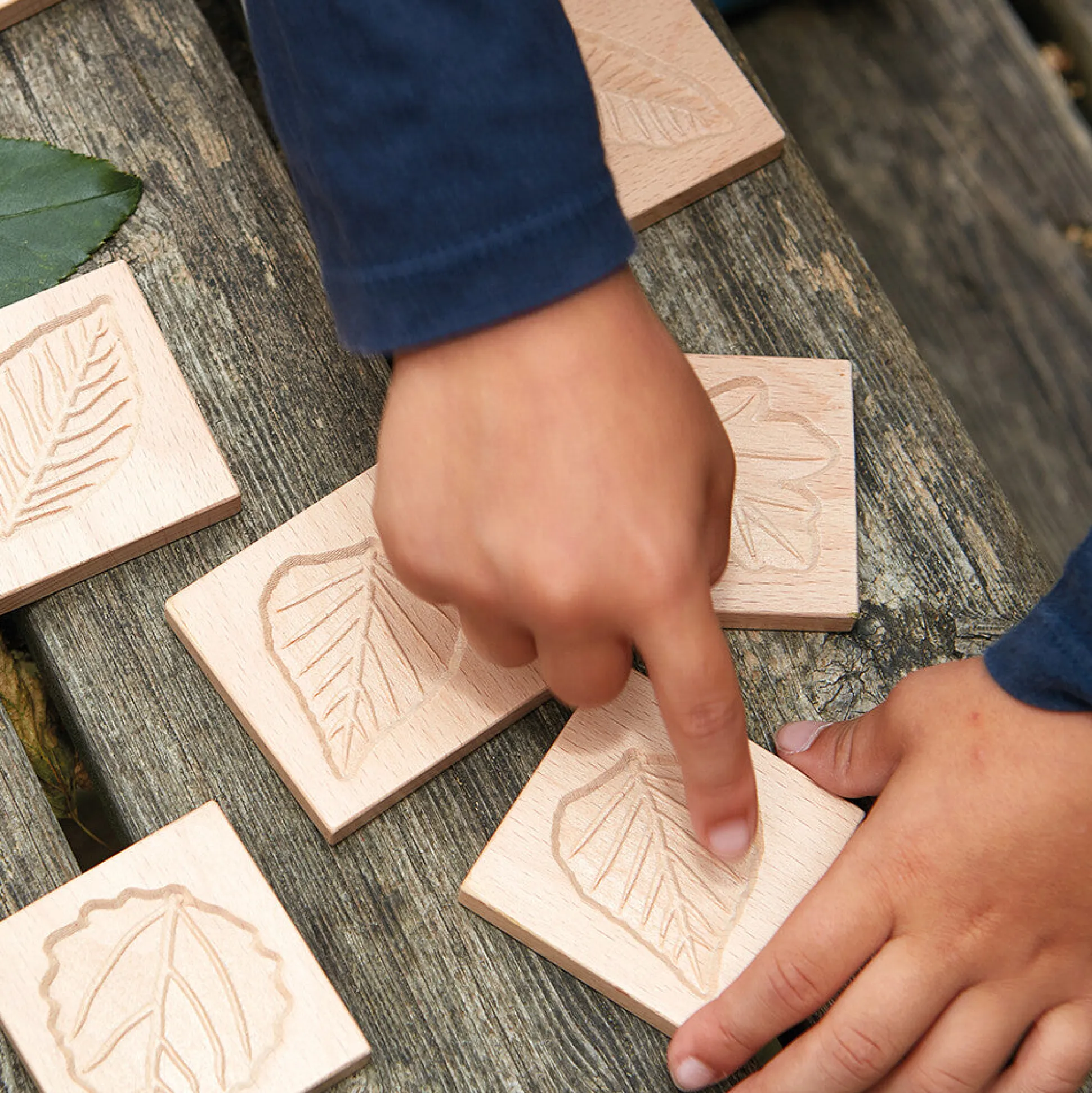 Yellow Door® Match Me: Sensory Leaf Tiles