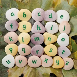 Yellow Door® Tactile Alphabet & Number Pebbles