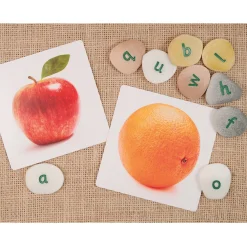Yellow Door® Tactile Lowercase Alphabet Pebbles