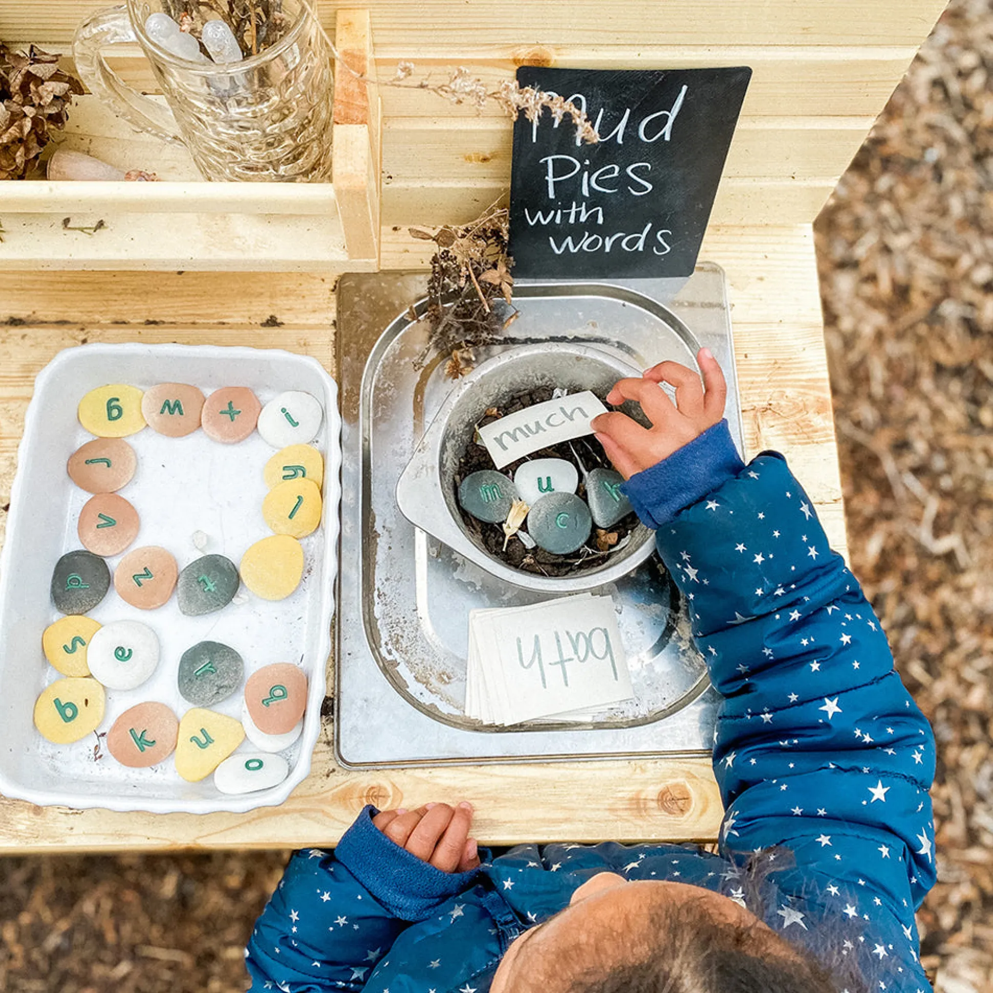 Yellow Door® Tactile Lowercase Alphabet Pebbles