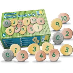Yellow Door® Tactile Number Pebbles