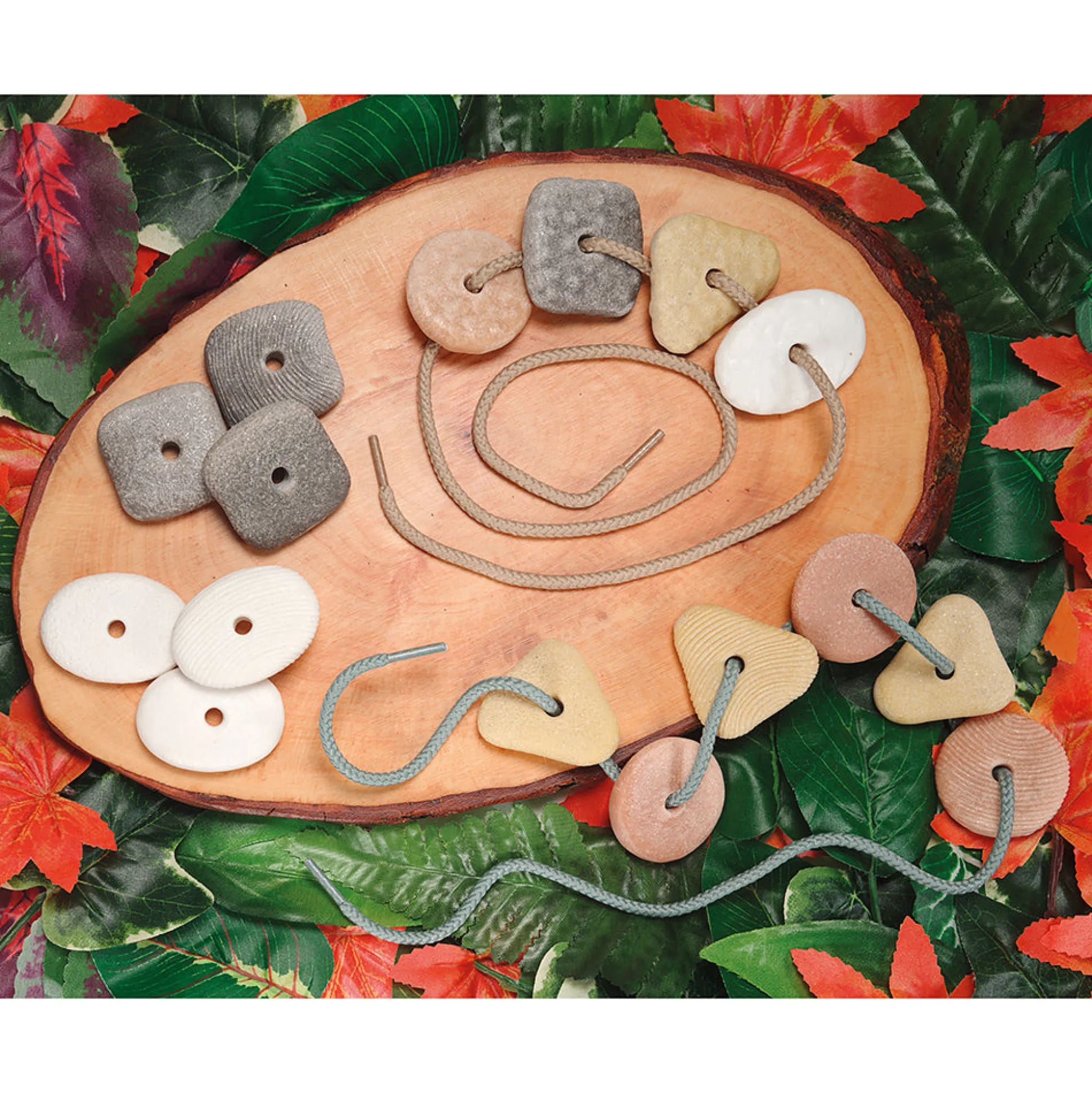 Yellow Door® Tactile Threading Pebbles Set