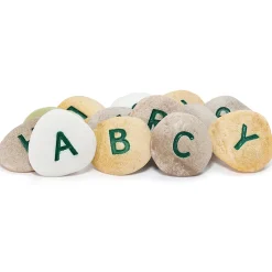 Yellow Door® Tactile Uppercase Alphabet Pebbles