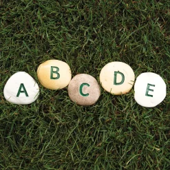 Yellow Door® Tactile Uppercase Alphabet Pebbles