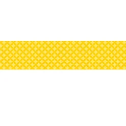 Yellow Medallions Bulletin Board Border, 35 Feet