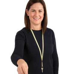 Yellow Nylon Lanyard with Swivel Clip – 36” Long