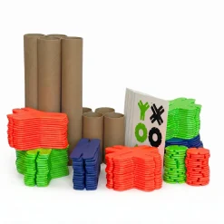 YOX® Megabuilder Classroom Kit with Storage Bin | 152-Piece STEM Construction & Creative Building Set with Idea Cards